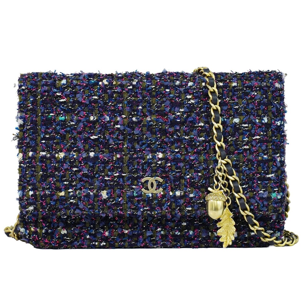 Chanel Wallet on Chain Tweed